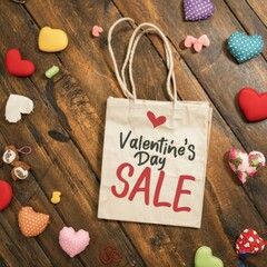 Valentine's day sale social media post design