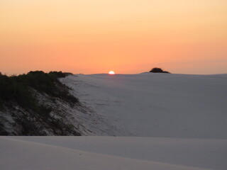 Dunes and sun
