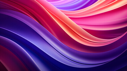 Fototapeta premium Colorful background with smooth waves, creating a dynamic and flowing design. Perfect for abstract, creative, and modern-themed visuals