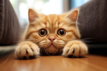 Close-Up of Cute Cat