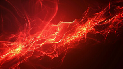 Red banner abstract background. PowerPoint and business background. 