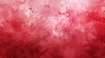 Watercolor red background with halftone effects. Red background. - obrazy, fototapety, plakaty