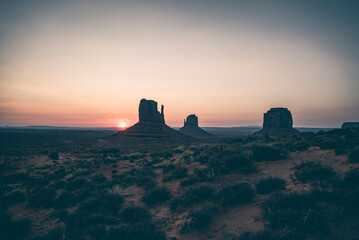 monument valley sunrise