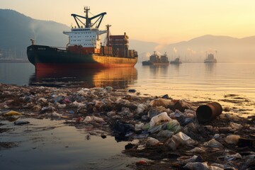 Polluted Sea Environmental Crisis