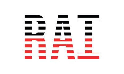 RAI three initial letter iconic line negative space minimal logo design vector template. monogram, abstract, wordmark, business, typography, minimalist, brand, company, flat, modern, unique, simple