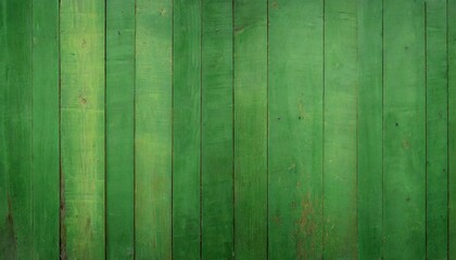 full frame of green wood background texture