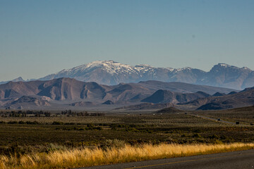 Hex River pass with snow on the Matroosberg 