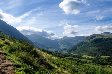 Fototapeta premium Glen Nevis from Ben Nevis