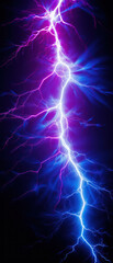 Feel the power of nature in this electrifying thunderstorm illustration.