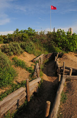 Gallipoli Peninsula in Canakkale, Turkey.