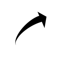 Arrow turn left right colored on white background graphic design, illustration symbol, 