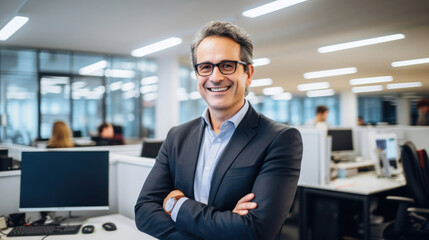 Obraz premium Engaged legal professional ensuring the integrity of patent examination and rights