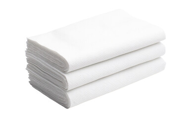 Highlights the Features of Multi-fold Paper Towels Isolated on Transparent Background PNG.