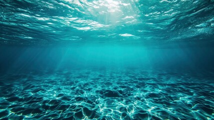 Fototapeta na wymiar underwater ocean blue turquoise sea texture background