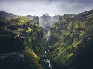 Iceland Mulagljufur Canyon - 707250632