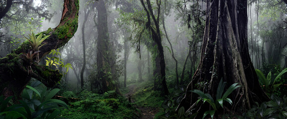 Tropical dark forest