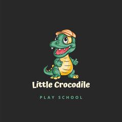 Little crocodile logo