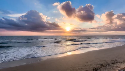 Foto op Aluminium sunset on the beach © Sarah