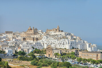 Ostuni a city  in the province of Brindisi, region of Apulia, Italy