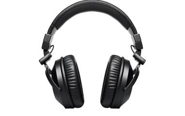 Fototapeta na wymiar Professional-Grade Noise-Canceling Headphones for Studio Precision Isolated on Transparent Background PNG.