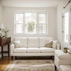 Fototapeta premium modern living room with sofa