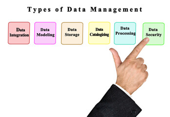 Six  Types of Data Management