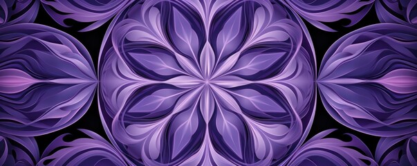 Symmetric lilac circle background pattern 