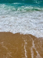 Fototapeta na wymiar waves and sand