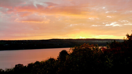 Sunrise Lake Seneca New York