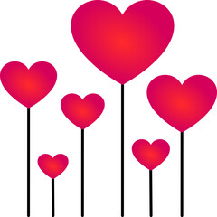 valentine hearts background