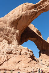 arch formations at arches national park 