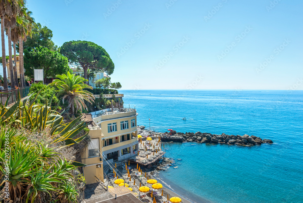 Sticker beach in bogliasco