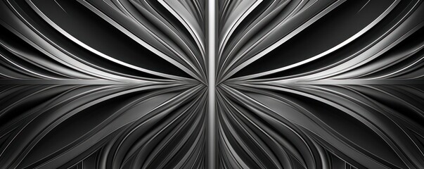 Symmetric silver line background pattern 