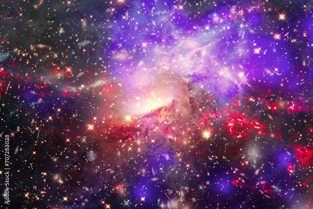 Canvas Prints amazing galaxy view and stars. the elements of this image furnished by nasa.