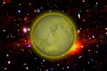 Moon. The elements of this image furnished by NASA.