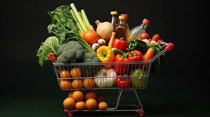 When it comes to shopping give preference vegetable fruit basket