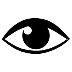 eye icon, vector illustration, simple design, best used for web, banner or presentation