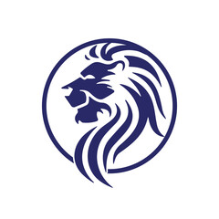 Lion logo vector illustration.