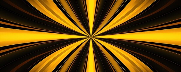 Symmetric yellow line background pattern 