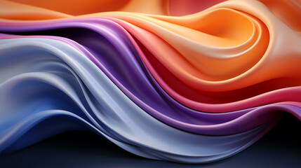 abstract colorful glowing wavy perspective with fractals and curves background 16:9 widescreen wallpapers