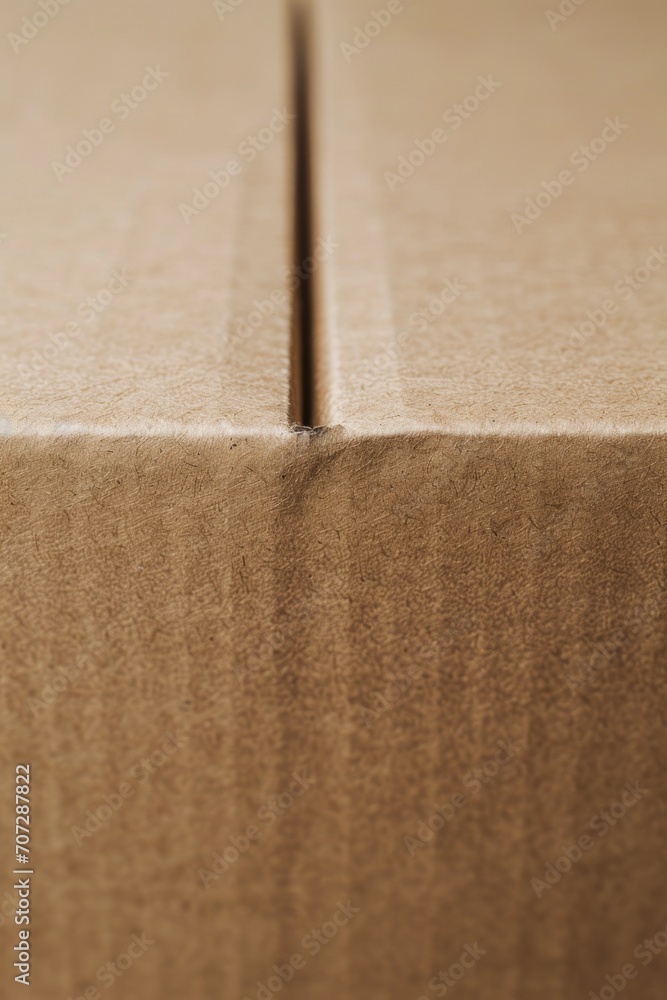 Aufkleber a detailed view of a piece of cardboard placed on a table. this image can be used for various purpos