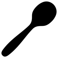 spoon icon, vector illustration, simple design, best used for web, banner or presentation