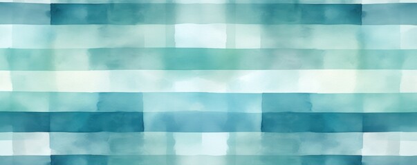 Teal vintage checkered watercolor background