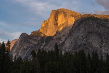 Schapenvacht deken met patroon Half Dome Half Dome Yosemite National Park