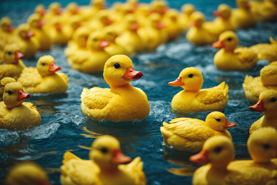 yellow rubber duck background