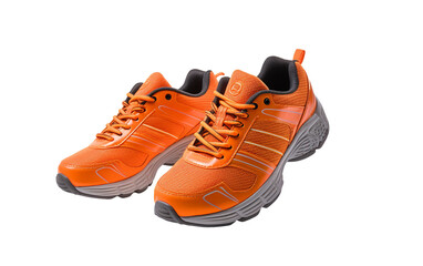 Slip-resistant sports footwear designed for school use Isolated on Transparent Background PNG.