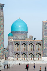 Architectural details in Samarkand, Central Asia, Uzbekistan