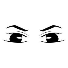 sketches of eyes with different emotions