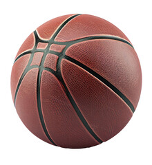 Close-Up of Basketball on isolate Background