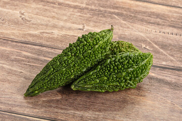 Green raw bitter lemon vegetables
